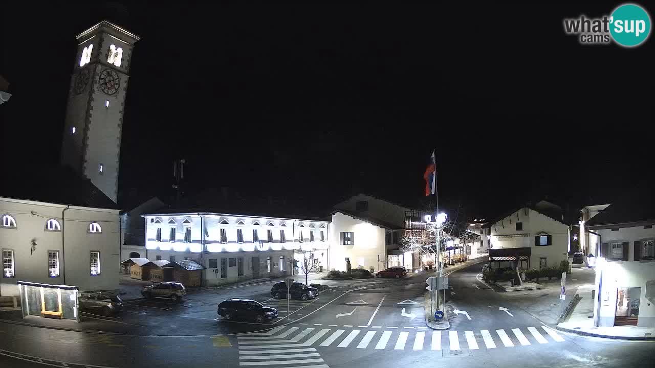 Live webcam Kobarid – Caporetto centro città – Valle dell’Isonzo – Slovenia