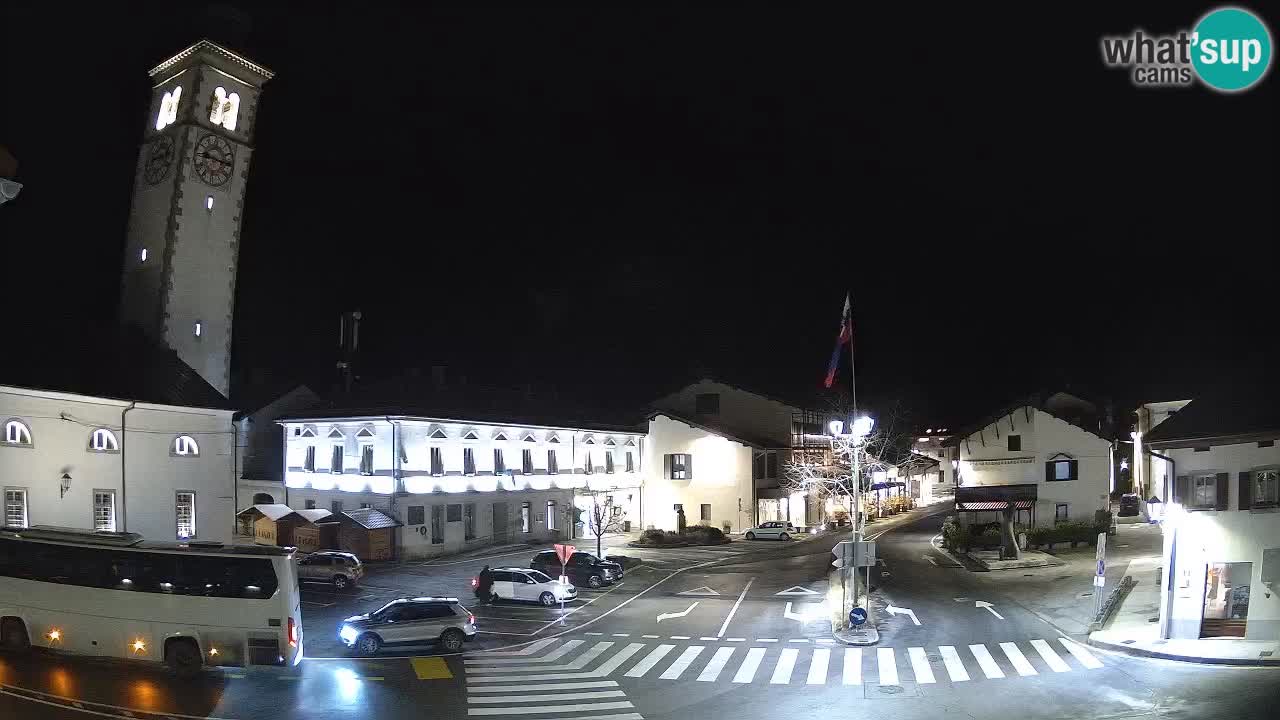 Cámara web en vivo Centro de la ciudad de Kobarid – Valle de Soča – Eslovenia