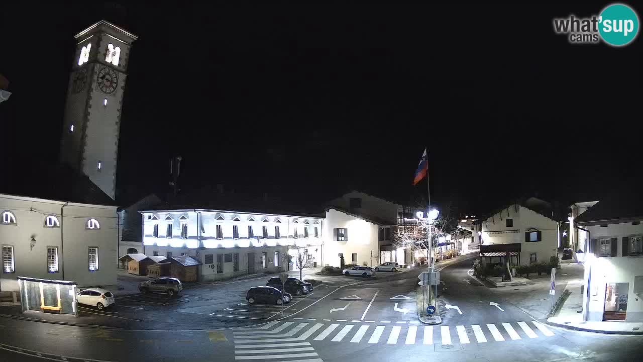 Live-Webcam Stadtzentrum von Kobarid – Soča-Tal – Slowenien