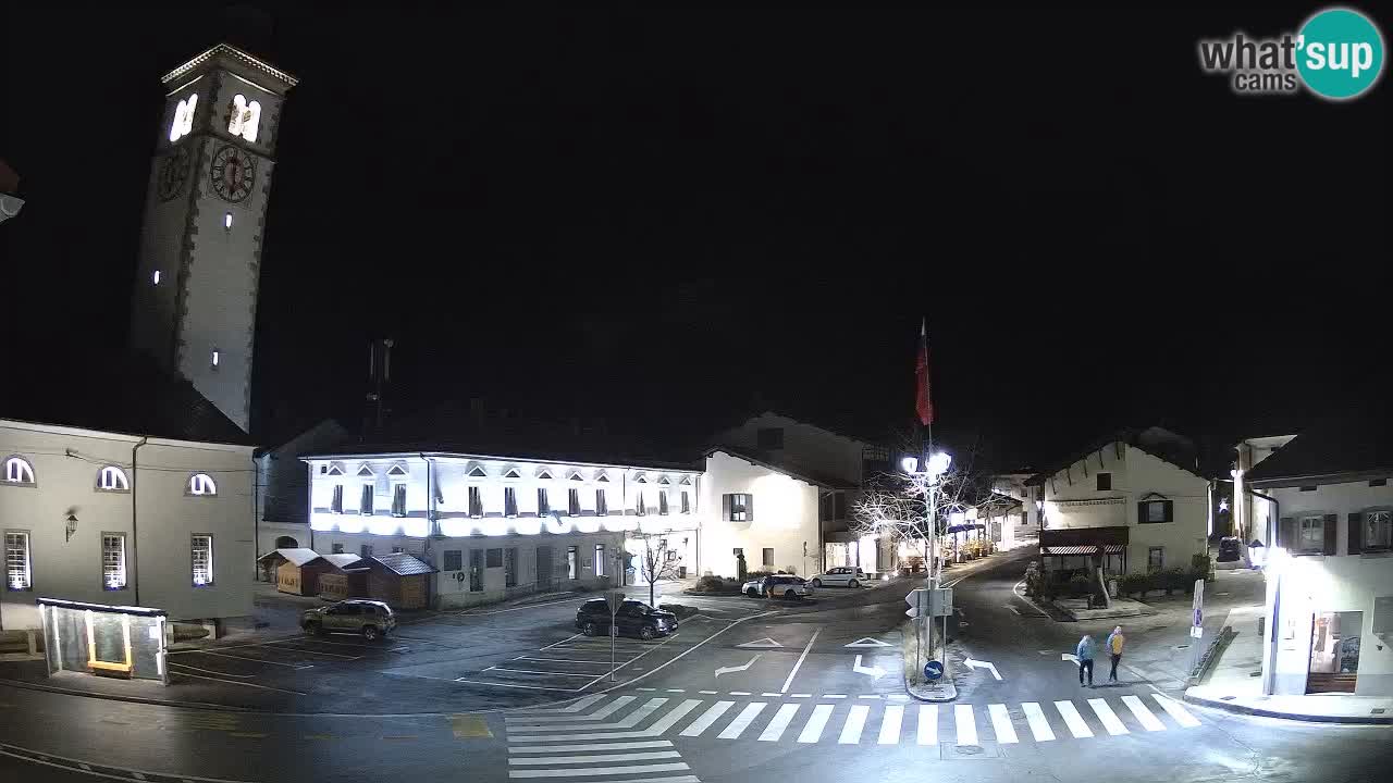 Live-Webcam Stadtzentrum von Kobarid – Soča-Tal – Slowenien