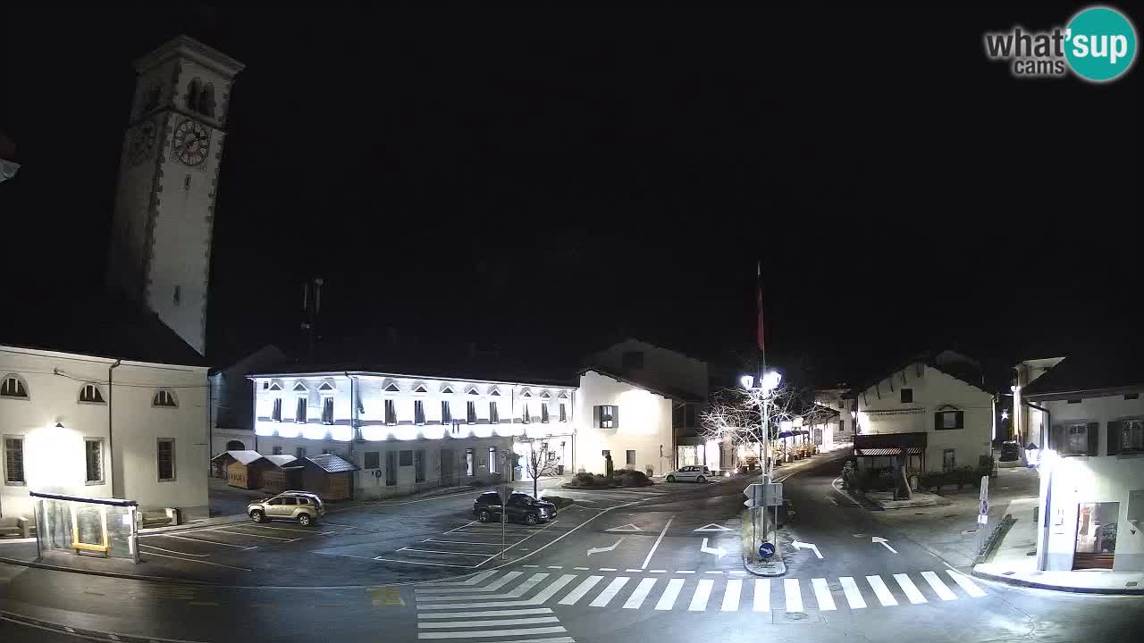 Live-Webcam Stadtzentrum von Kobarid – Soča-Tal – Slowenien