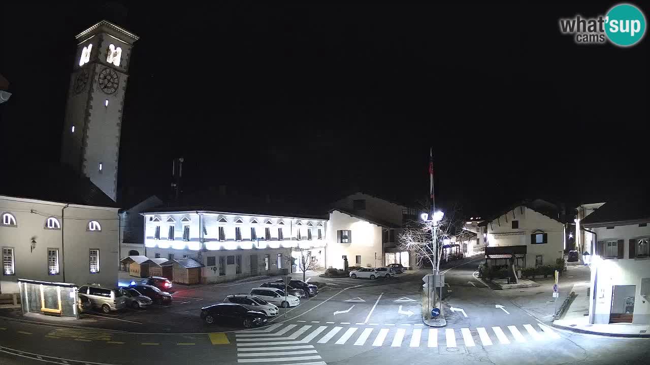 Live-Webcam Stadtzentrum von Kobarid – Soča-Tal – Slowenien