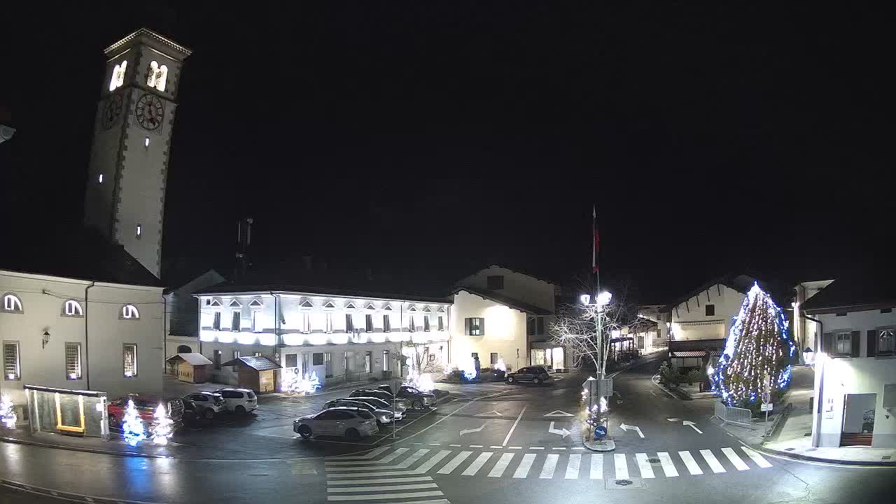 Cámara web en vivo Centro de la ciudad de Kobarid – Valle de Soča – Eslovenia