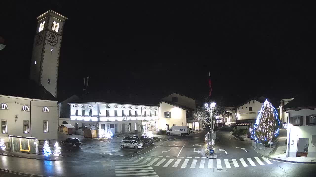 Live webcam Kobarid – Caporetto centro città – Valle dell’Isonzo – Slovenia