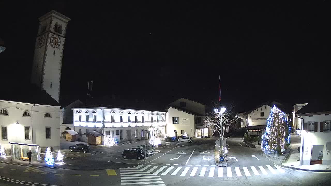 Live-Webcam Stadtzentrum von Kobarid – Soča-Tal – Slowenien