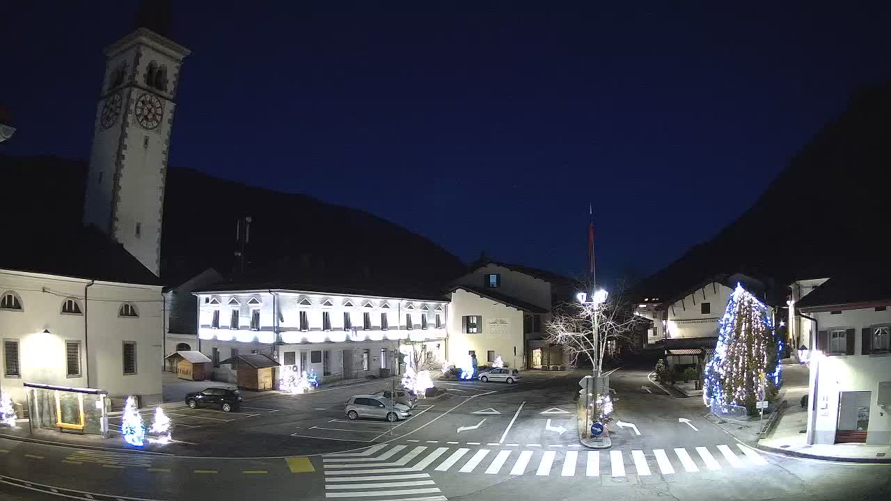 Live webcam Kobarid – Caporetto centro città – Valle dell’Isonzo – Slovenia