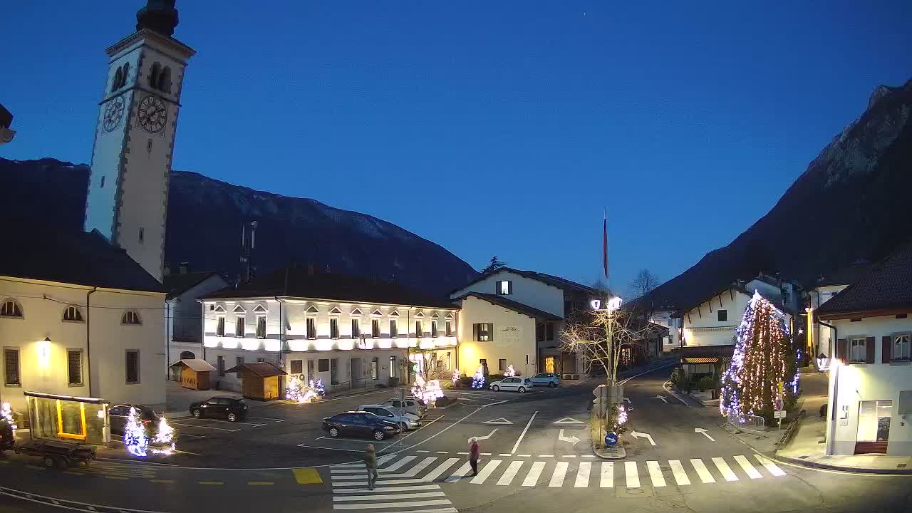 Webcam en direct du centre-ville de Kobarid – Vallée de la Soča – Slovénie