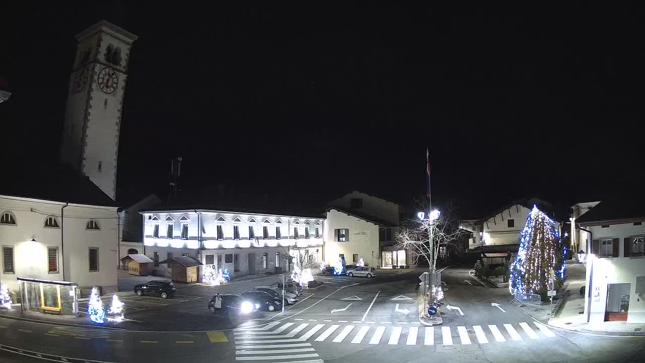 Live-Webcam Stadtzentrum von Kobarid – Soča-Tal – Slowenien