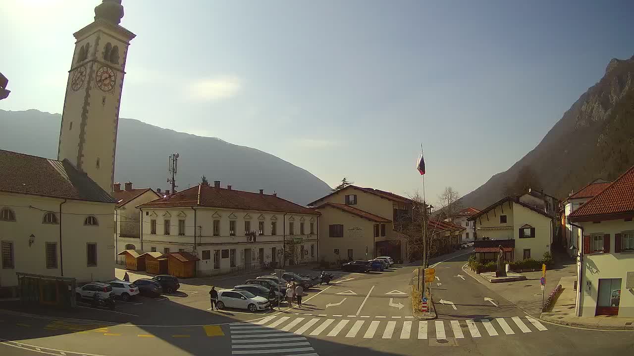 Webcam en direct du centre-ville de Kobarid – Vallée de la Soča – Slovénie