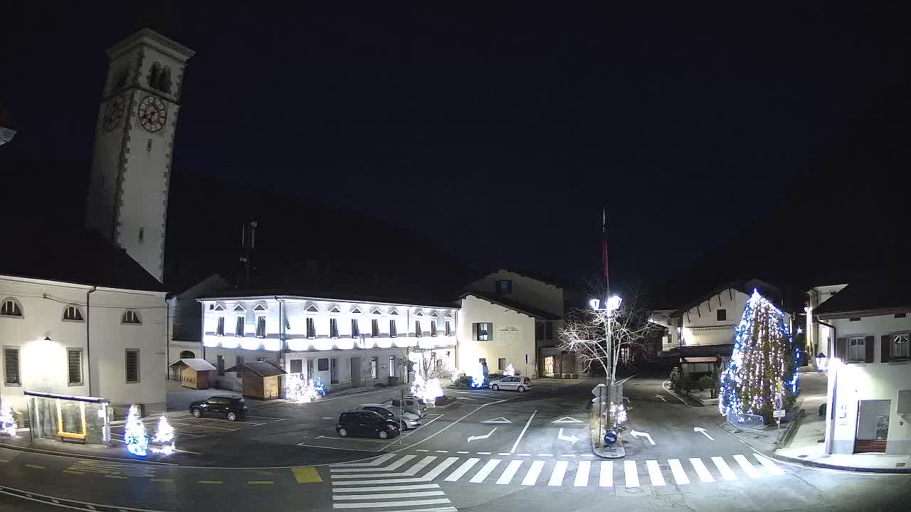 Live-Webcam Stadtzentrum von Kobarid – Soča-Tal – Slowenien