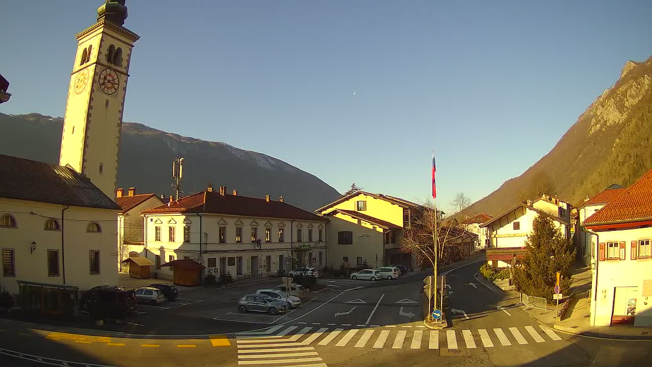 Live webcam Kobarid city center – Soča valley – Slovenia