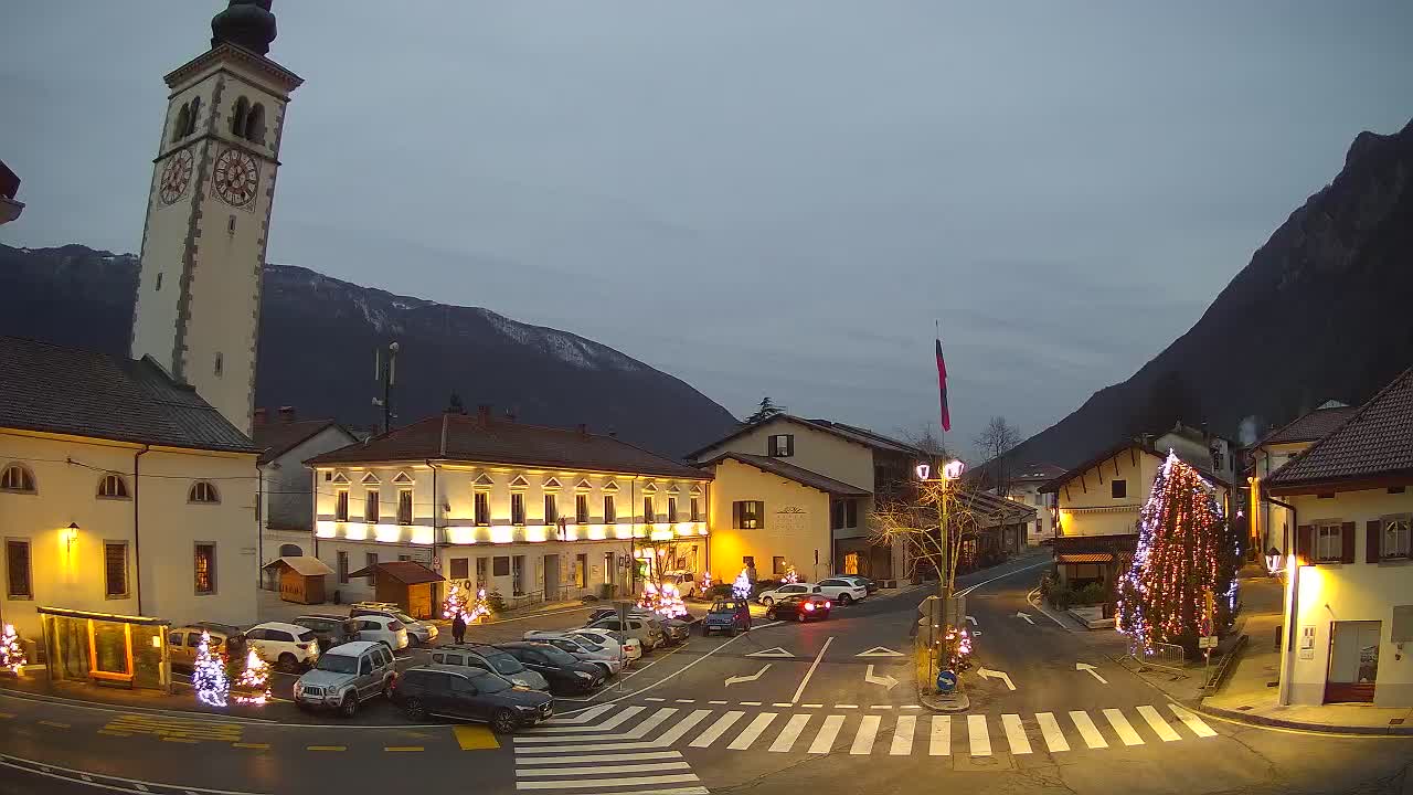 Webcam en direct du centre-ville de Kobarid – Vallée de la Soča – Slovénie