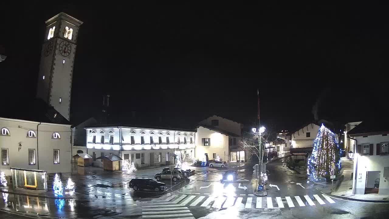 Cámara web en vivo Centro de la ciudad de Kobarid – Valle de Soča – Eslovenia