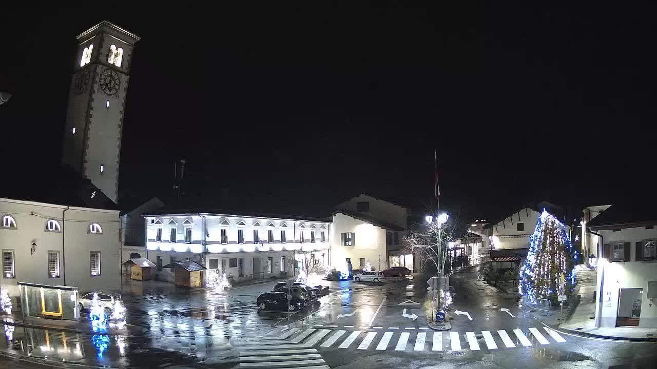 Live-Webcam Stadtzentrum von Kobarid – Soča-Tal – Slowenien