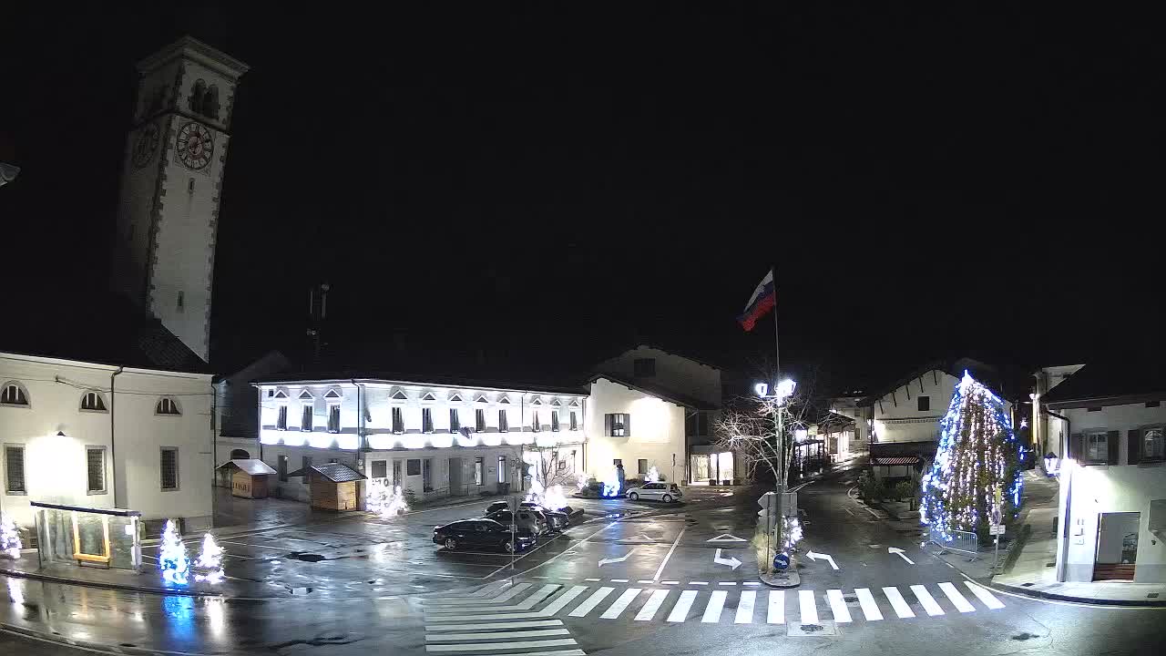 Live-Webcam Stadtzentrum von Kobarid – Soča-Tal – Slowenien