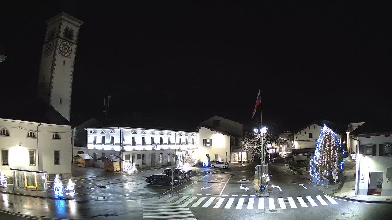 Webcam en direct du centre-ville de Kobarid – Vallée de la Soča – Slovénie