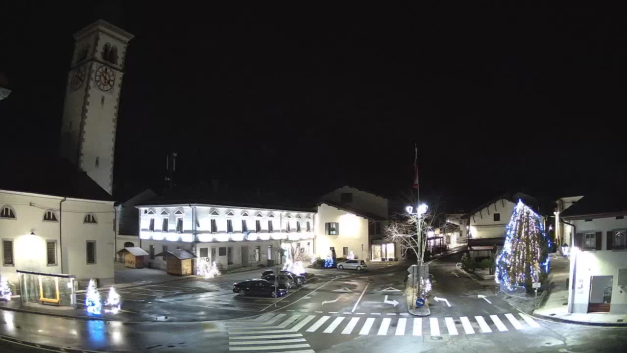 Live-Webcam Stadtzentrum von Kobarid – Soča-Tal – Slowenien