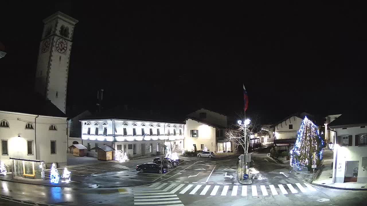 Cámara web en vivo Centro de la ciudad de Kobarid – Valle de Soča – Eslovenia