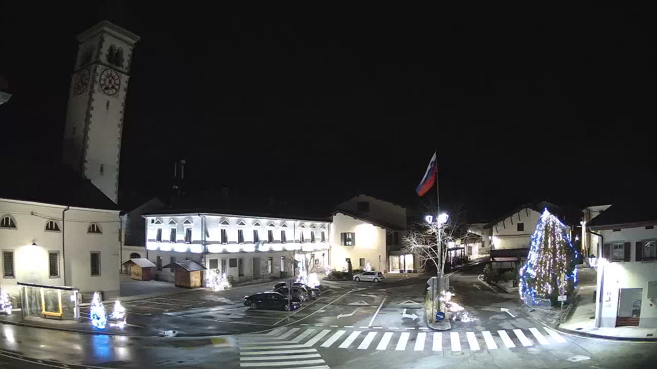 Live webcam Kobarid – Caporetto centro città – Valle dell’Isonzo – Slovenia