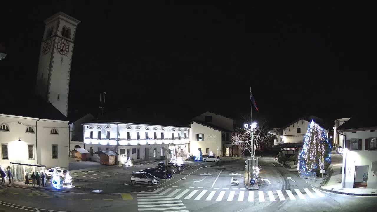 Cámara web en vivo Centro de la ciudad de Kobarid – Valle de Soča – Eslovenia