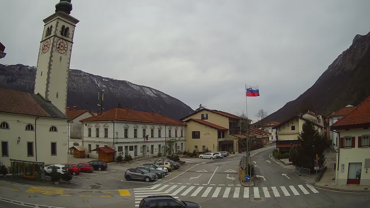 Live webcam Kobarid city center – Soča valley – Slovenia