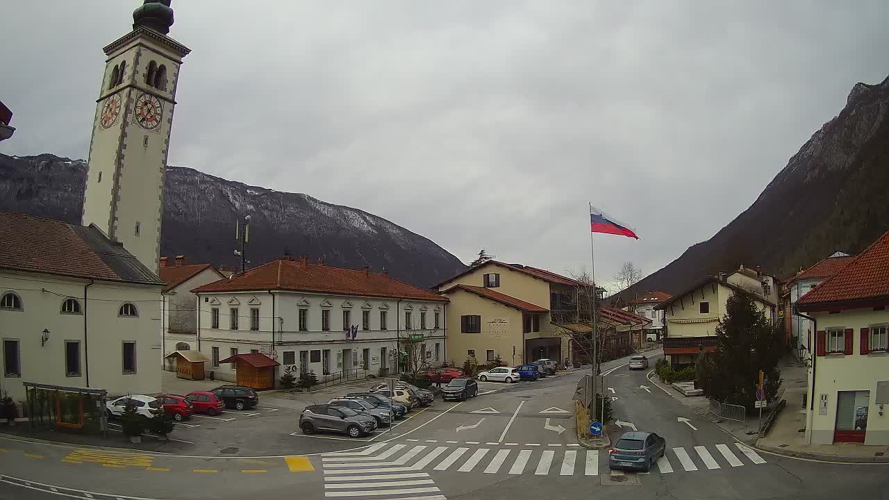 Live webcam Kobarid city center – Soča valley – Slovenia