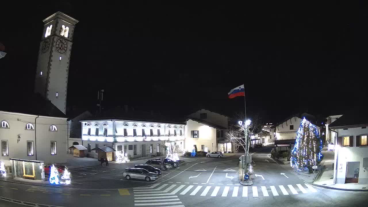 Live-Webcam Stadtzentrum von Kobarid – Soča-Tal – Slowenien