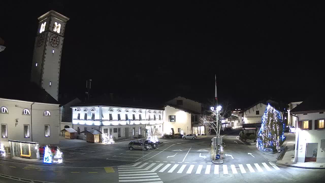 Live webcam Kobarid – Caporetto centro città – Valle dell’Isonzo – Slovenia