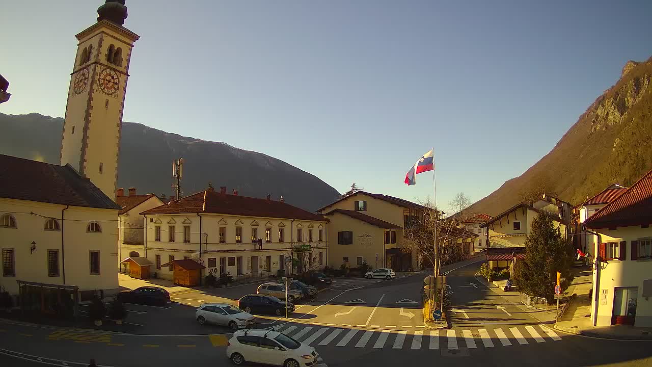 Live webcam Kobarid city center – Soča valley – Slovenia