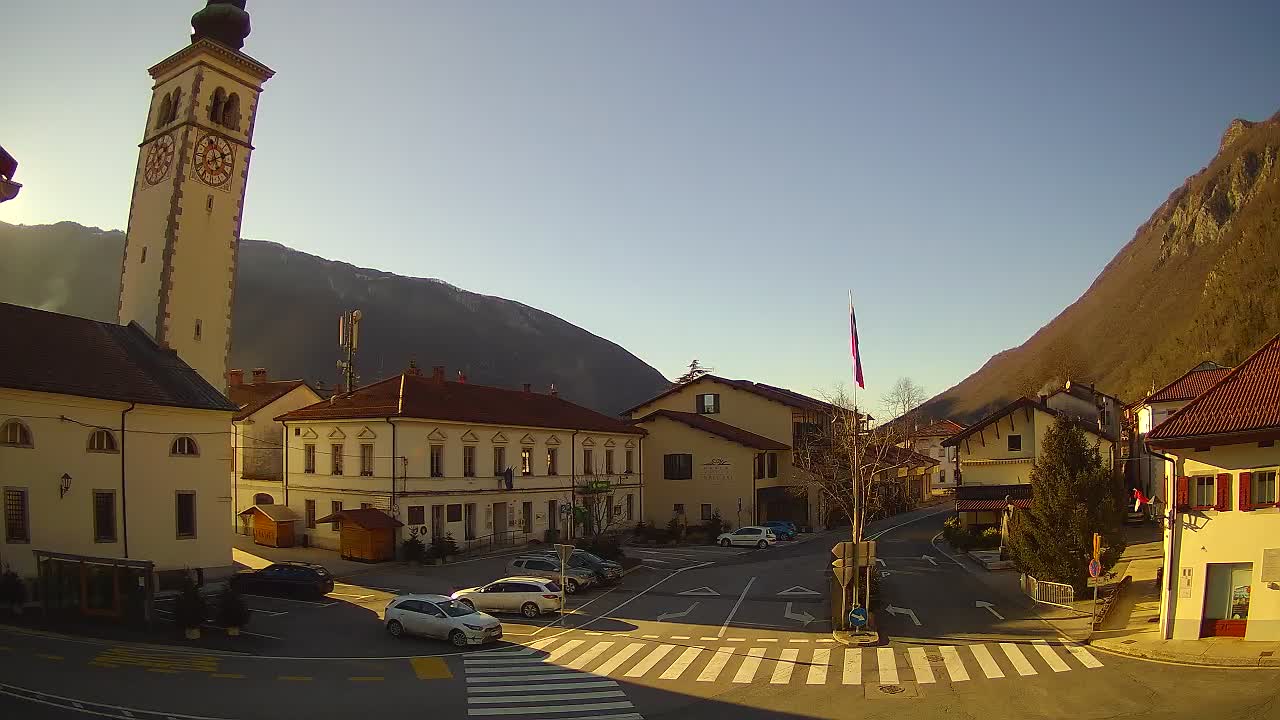 Live webcam Kobarid city center – Soča valley – Slovenia