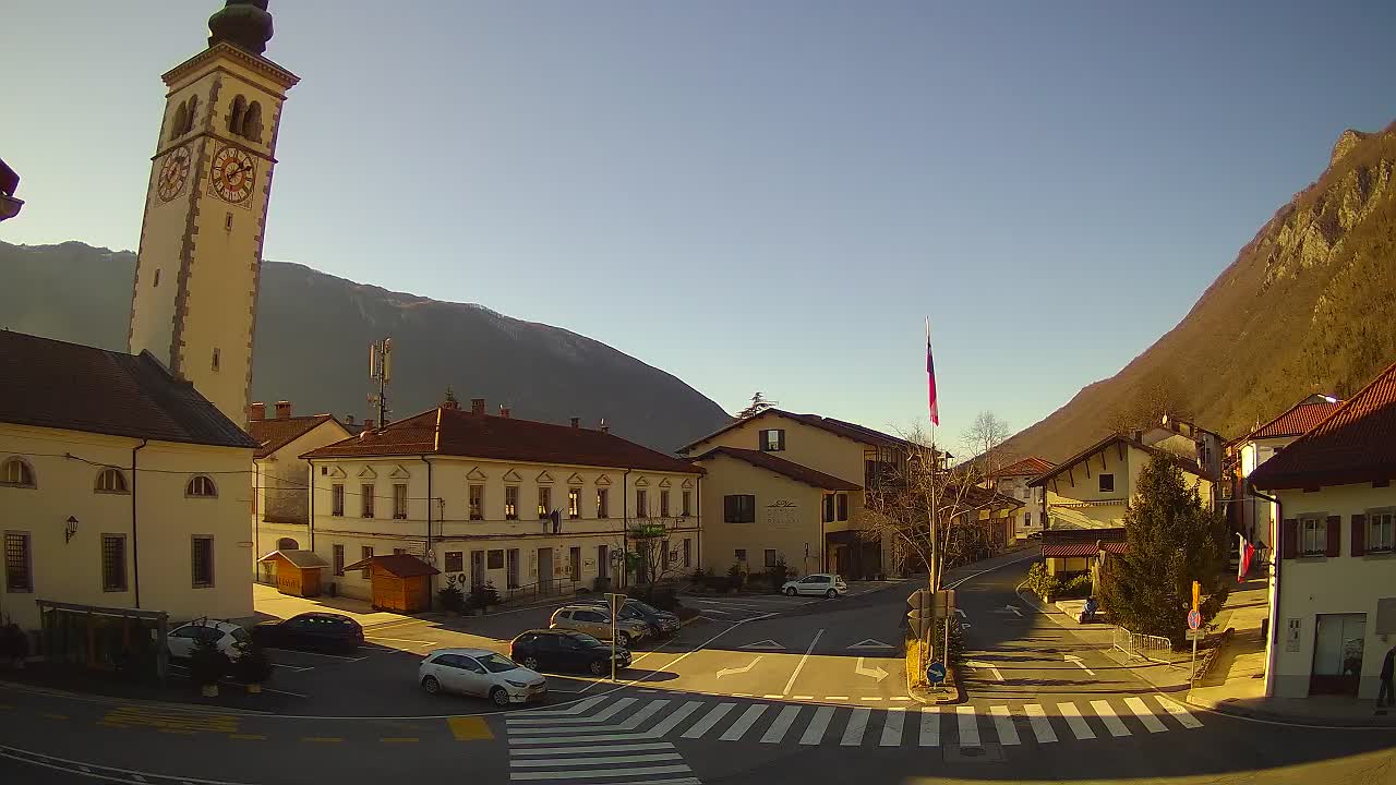 Live webcam Kobarid city center – Soča valley – Slovenia