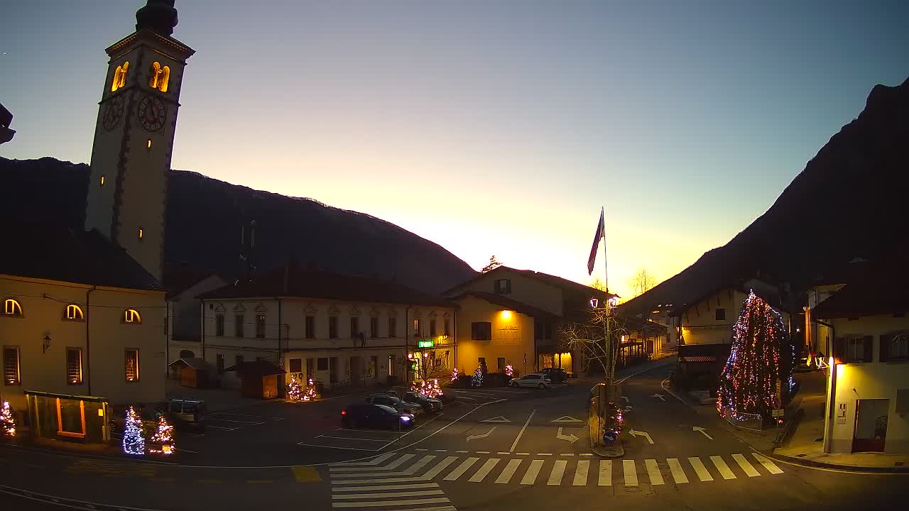 Webcam en direct du centre-ville de Kobarid – Vallée de la Soča – Slovénie