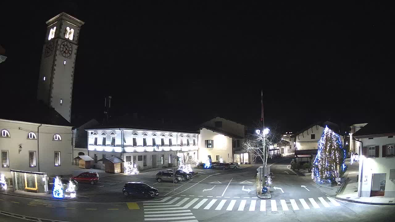 Cámara web en vivo Centro de la ciudad de Kobarid – Valle de Soča – Eslovenia