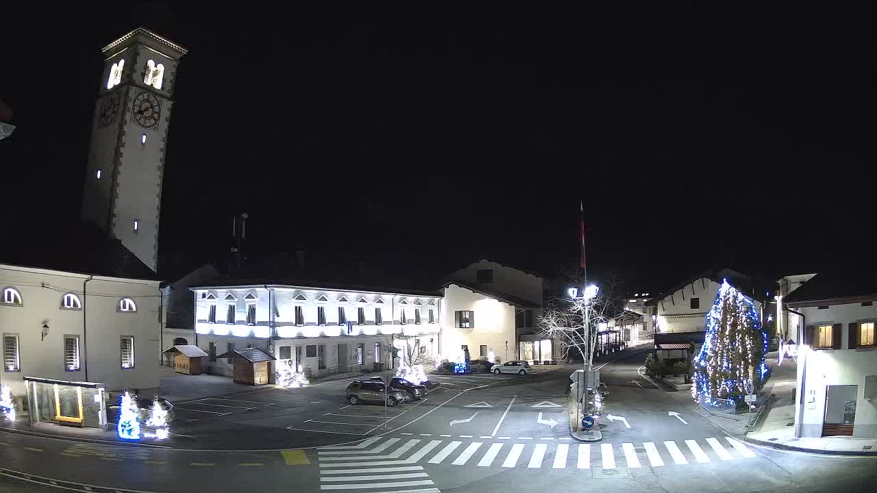 Live-Webcam Stadtzentrum von Kobarid – Soča-Tal – Slowenien