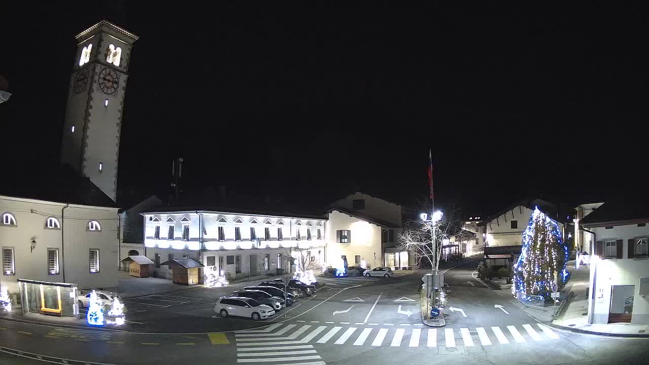 Cámara web en vivo Centro de la ciudad de Kobarid – Valle de Soča – Eslovenia