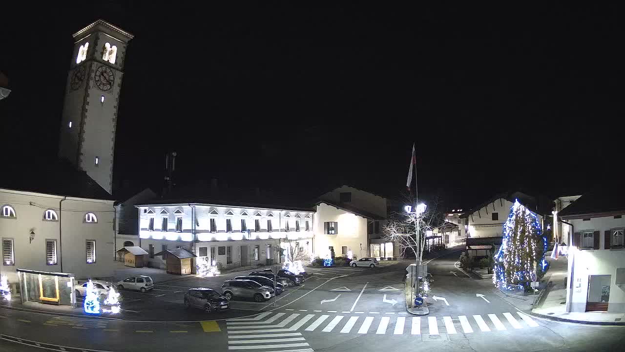 Live-Webcam Stadtzentrum von Kobarid – Soča-Tal – Slowenien