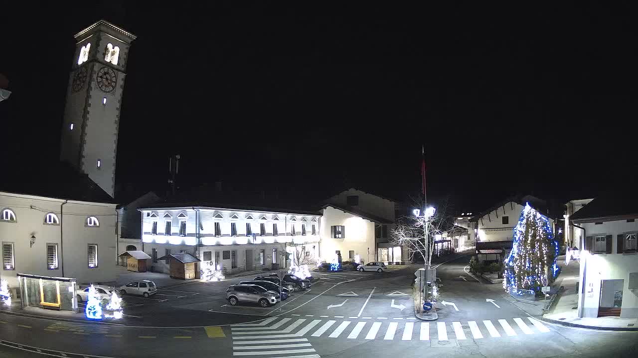 Cámara web en vivo Centro de la ciudad de Kobarid – Valle de Soča – Eslovenia