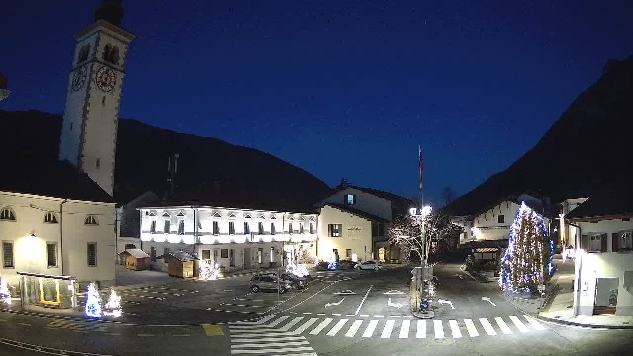 Webcam en direct du centre-ville de Kobarid – Vallée de la Soča – Slovénie