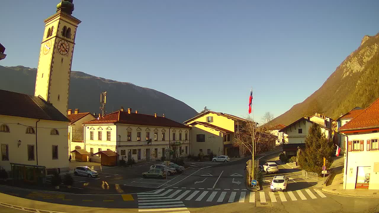 Live webcam Kobarid city center – Soča valley – Slovenia