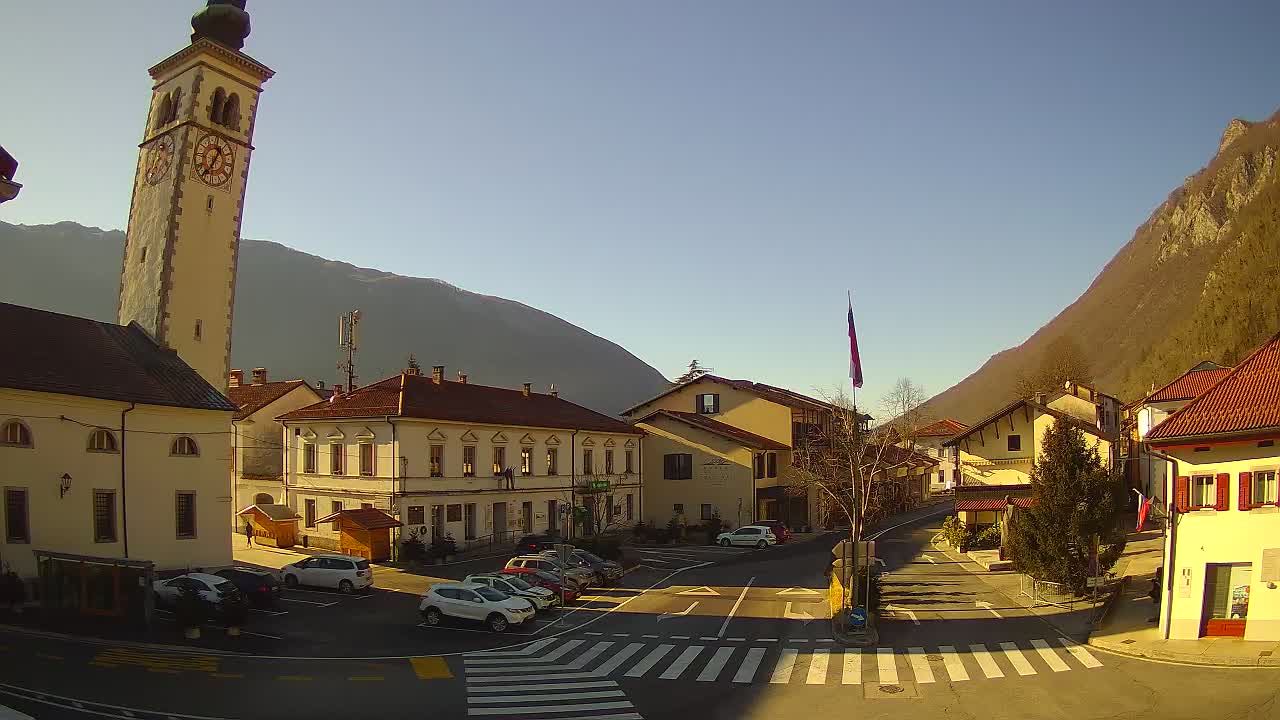 Live webcam Kobarid city center – Soča valley – Slovenia