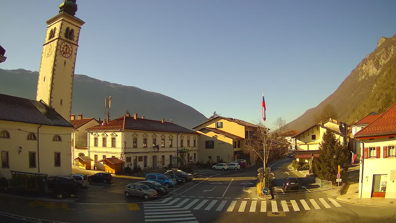 Live webcam Kobarid city center – Soča valley – Slovenia