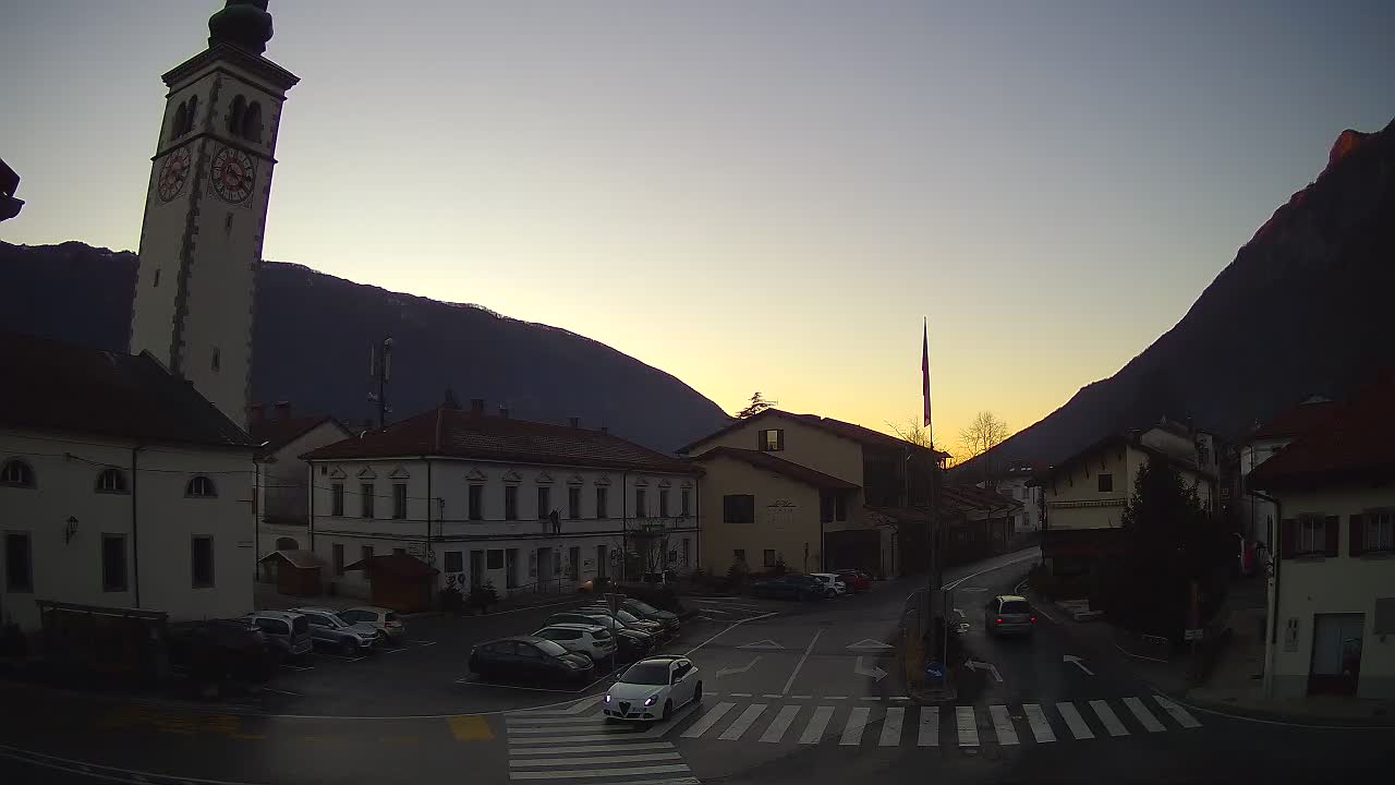 Live-Webcam Stadtzentrum von Kobarid – Soča-Tal – Slowenien