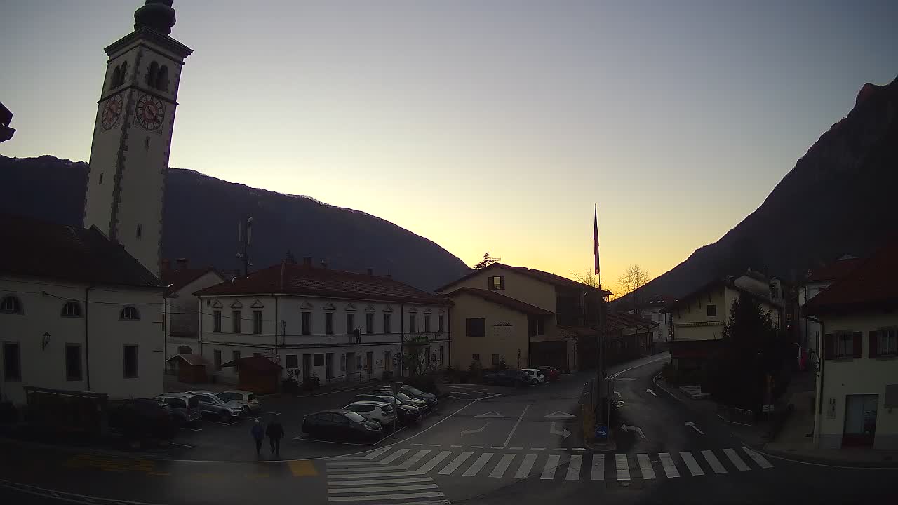 Live webcam Kobarid – Caporetto centro città – Valle dell’Isonzo – Slovenia