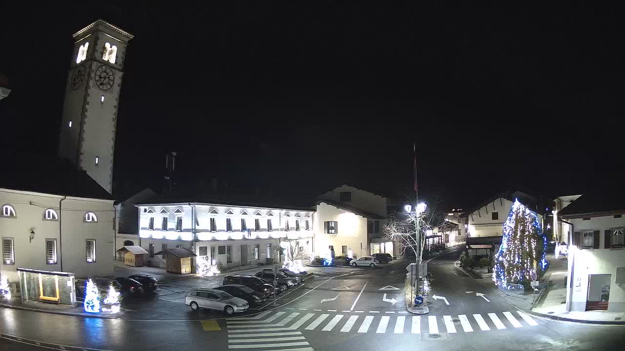 Cámara web en vivo Centro de la ciudad de Kobarid – Valle de Soča – Eslovenia