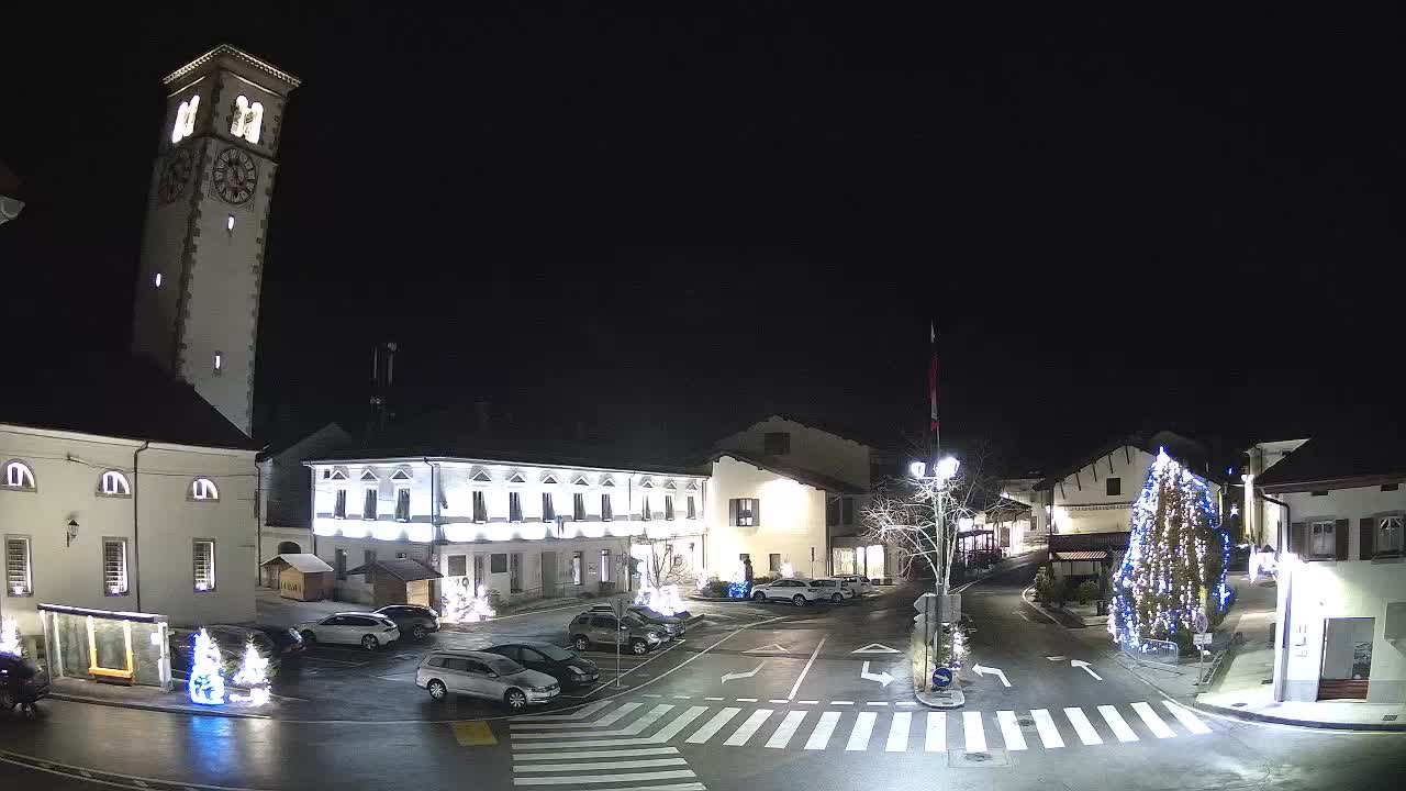 Live-Webcam Stadtzentrum von Kobarid – Soča-Tal – Slowenien