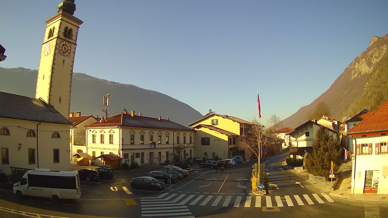 Live webcam Kobarid city center – Soča valley – Slovenia