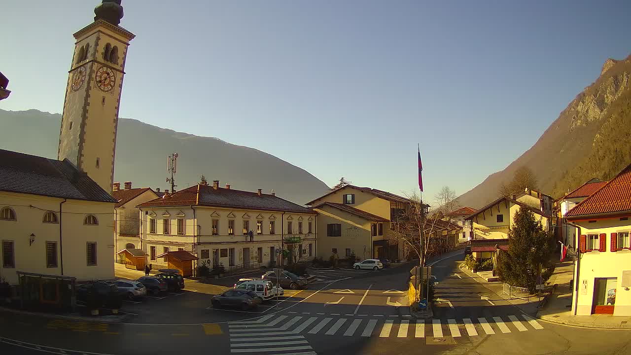 Live webcam Kobarid city center – Soča valley – Slovenia