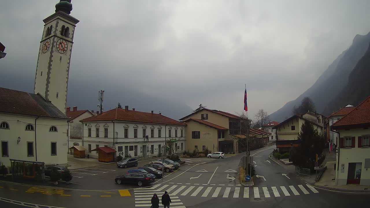 Webcam en direct du centre-ville de Kobarid – Vallée de la Soča – Slovénie