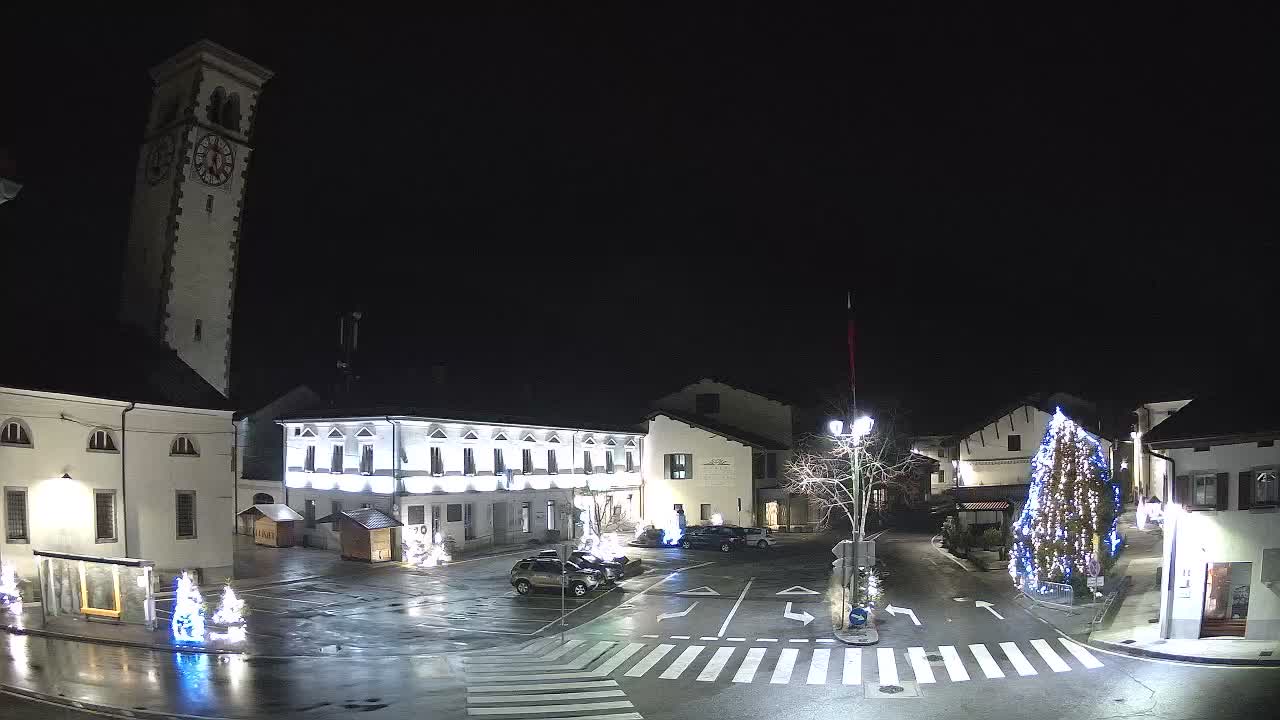 Cámara web en vivo Centro de la ciudad de Kobarid – Valle de Soča – Eslovenia