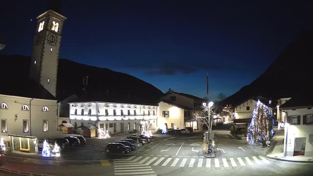 Webcam en direct du centre-ville de Kobarid – Vallée de la Soča – Slovénie